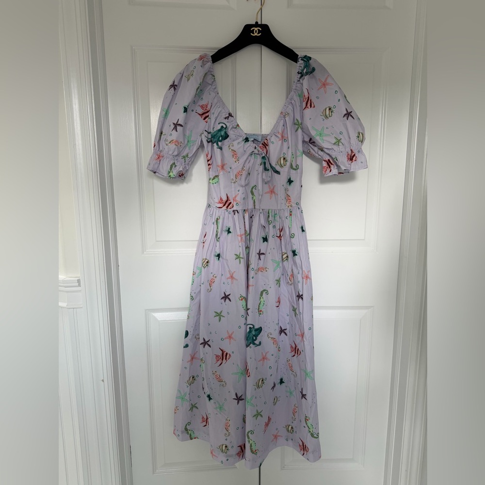 Hill House Ophelia Dress with Sea Creatures